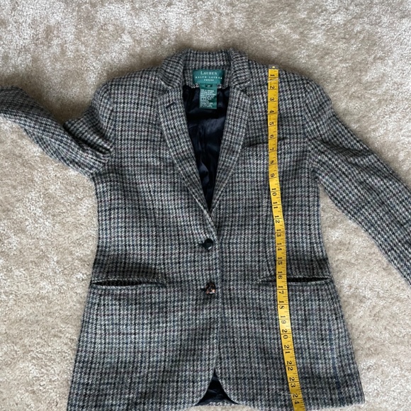 4P Wool Tweed Ralph Lauren Blazer - Picture 10 of 16
